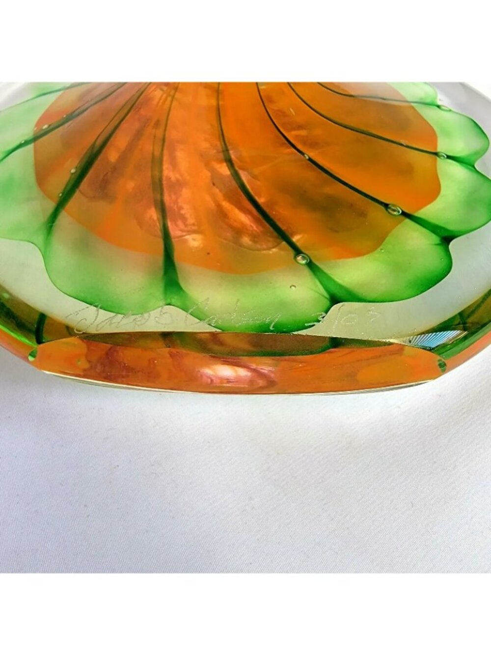 Jacob Carlson Art Glass Sculpture, Signed 2007 - Picture 4 of 9